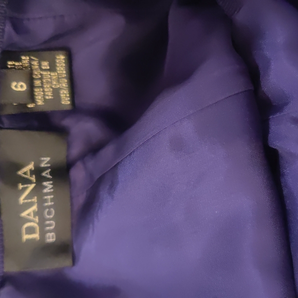 Dana Buchman Dark Purple Wide Leg Pants - Picture 5 of 5